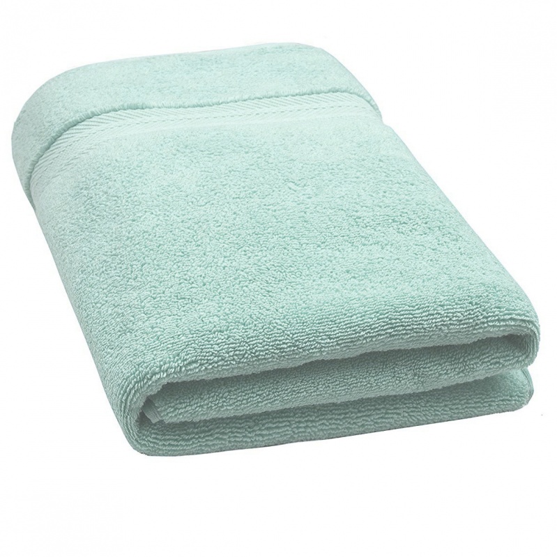 Полотенце микрокоттон Korso (Бело-голубой)